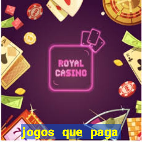 jogos que paga dinheiro de verdade no pix