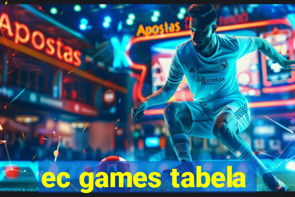 ec games tabela