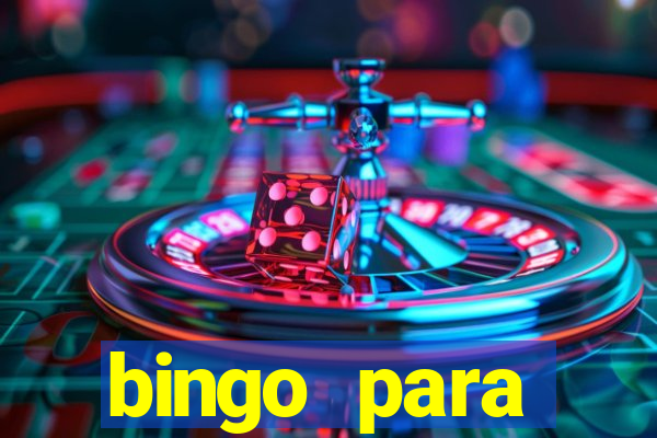 bingo para despedida de solteira para imprimir